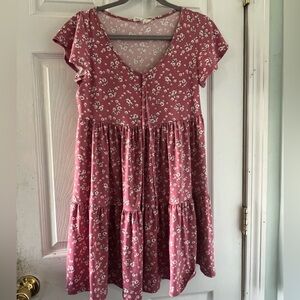 Floral Pink Dress